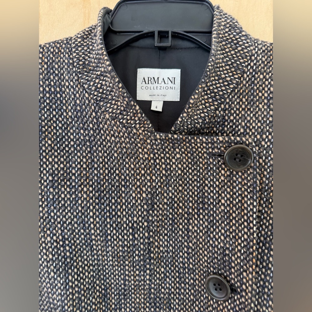 Armani Collezioni Women's Black Tweed Jacket - Picture 8 of 15